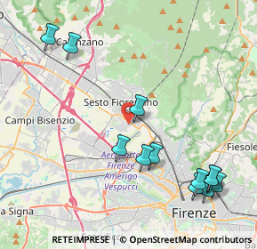 Mappa Viale della Pace, 50019 Sesto Fiorentino FI, Italia (5.04167)