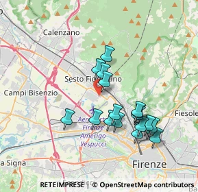 Mappa Largo 9 Novembre, 50019 Sesto Fiorentino FI, Italia (3.46389)