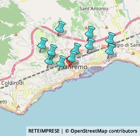 Mappa Via Caduti del Lavoro, 18038 Sanremo IM, Italia (1.40273)