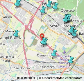 Mappa A11 Firenze - Pisa Nord, 50019 Sesto Fiorentino FI, Italia (2.65444)