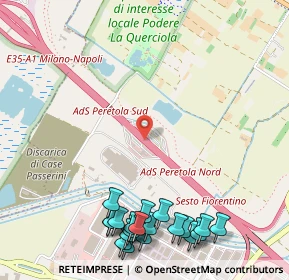 Mappa A11 Firenze - Pisa Nord, 50019 Sesto Fiorentino FI, Italia (0.7495)