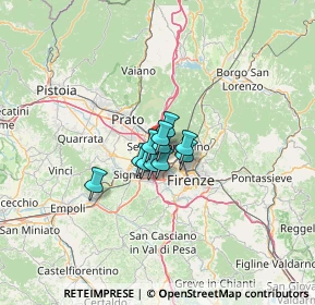 Mappa A11 Firenze - Pisa Nord, 50019 Sesto Fiorentino FI, Italia (5.50364)