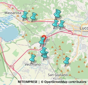 Mappa 56019 Lucca LU, Italia (3.91091)