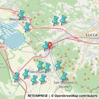 Mappa Via Provinciale Lungomonte Pisano, 56019 Lucca LU, Italia (5.41615)