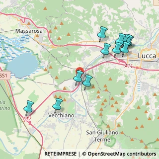 Mappa Via Provinciale Lungomonte Pisano, 56019 Lucca LU, Italia (4.62167)