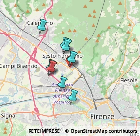 Mappa Via dei Frilli, 50019 Sesto Fiorentino FI, Italia (2.34364)