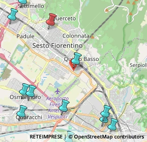 Mappa Via dei Frilli, 50019 Sesto Fiorentino FI, Italia (3.24167)