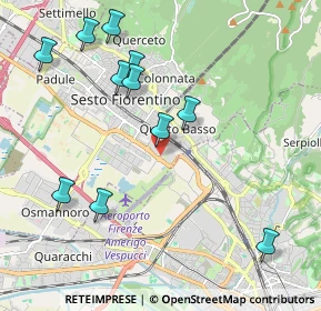 Mappa Via dei Frilli, 50019 Sesto Fiorentino FI, Italia (2.29)