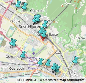 Mappa Via dei Frilli, 50019 Sesto Fiorentino FI, Italia (2.2355)