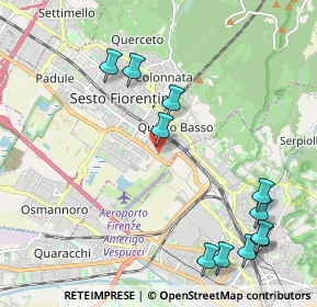 Mappa Via dei Frilli, 50019 Sesto Fiorentino FI, Italia (2.58636)