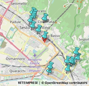 Mappa Via dei Frilli, 50019 Sesto Fiorentino FI, Italia (2.36294)
