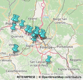 Mappa Via dei Frilli, 50019 Sesto Fiorentino FI, Italia (12.99)