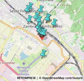 Mappa Via dei Frilli, 50019 Sesto Fiorentino FI, Italia (0.6665)