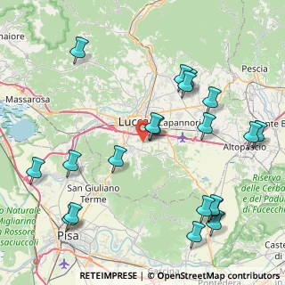 Mappa CAP, 55012 Capannori LU, Italia (10.3405)
