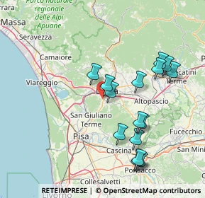 Mappa Traversa II di Via di Vicopelago, 55100 Lucca LU, Italia (15.71267)