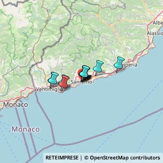 Mappa Via Romolo Moreno, 18038 Sanremo IM, Italia (5.86833)