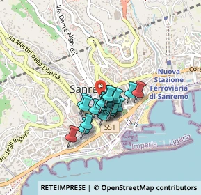 Mappa Via Romolo Moreno, 18038 Sanremo IM, Italia (0.26)