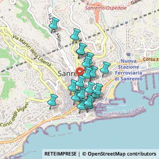Mappa Via Francia, 18038 Sanremo IM, Italia (0.337)