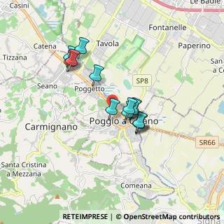 Mappa Via Luca della Robbia, 59016 Poggio a Caiano PO, Italia (1.38154)