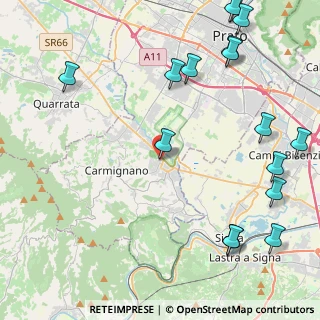 Mappa Via Luca della Robbia, 59016 Poggio a Caiano PO, Italia (6.195)