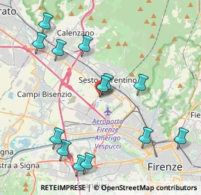 Mappa Via G. Bernardini, 50019 Sesto Fiorentino FI, Italia (4.71308)