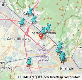 Mappa Via G. Bernardini, 50019 Sesto Fiorentino FI, Italia (4.28909)