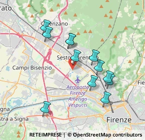 Mappa Via G. Bernardini, 50019 Sesto Fiorentino FI, Italia (3.51583)