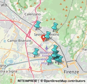 Mappa Via G. Bernardini, 50019 Sesto Fiorentino FI, Italia (3.34364)