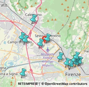 Mappa Via G. Bernardini, 50019 Sesto Fiorentino FI, Italia (4.95692)