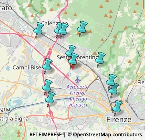 Mappa Via G. Bernardini, 50019 Sesto Fiorentino FI, Italia (3.81462)