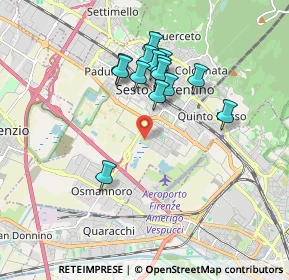 Mappa Via G. Bernardini, 50019 Sesto Fiorentino FI, Italia (1.60714)