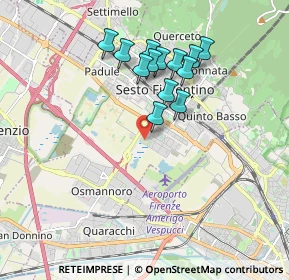 Mappa Via G. Bernardini, 50019 Sesto Fiorentino FI, Italia (1.65769)