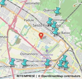 Mappa Via G. Bernardini, 50019 Sesto Fiorentino FI, Italia (2.93091)
