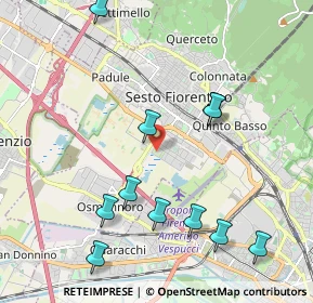 Mappa Via G. Bernardini, 50019 Sesto Fiorentino FI, Italia (2.34545)