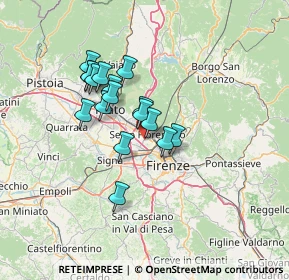 Mappa Via G. Bernardini, 50019 Sesto Fiorentino FI, Italia (10.84588)