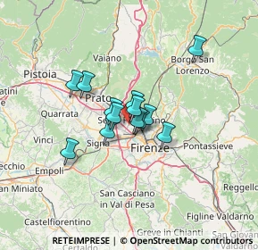 Mappa Via G. Bernardini, 50019 Sesto Fiorentino FI, Italia (8.44077)