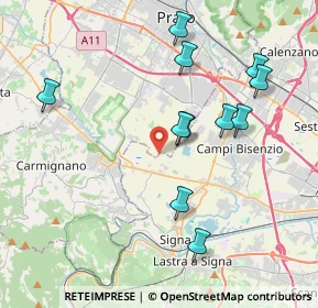 Mappa Via Colonica, 50013 Campi Bisenzio FI, Italia (4.09636)