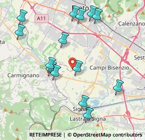 Mappa Via Colonica, 50013 Campi Bisenzio FI, Italia (4.54714)