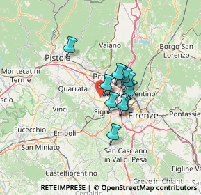 Mappa Via Colonica, 50013 Campi Bisenzio FI, Italia (8.35545)