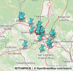 Mappa Via Colonica, 50013 Campi Bisenzio FI, Italia (10.38944)