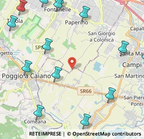 Mappa Via Colonica, 50013 Campi Bisenzio FI, Italia (3.2425)