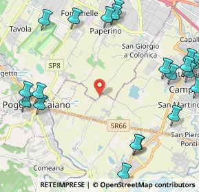 Mappa Via Colonica, 50013 Campi Bisenzio FI, Italia (3.114)