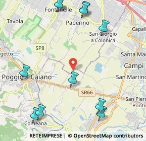 Mappa Via Colonica, 50013 Campi Bisenzio FI, Italia (2.87455)