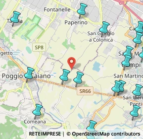Mappa Via Colonica, 50013 Campi Bisenzio FI, Italia (3.24632)