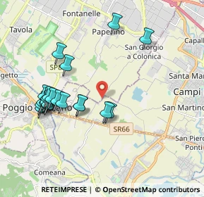 Mappa Via Colonica, 50013 Campi Bisenzio FI, Italia (2.0505)