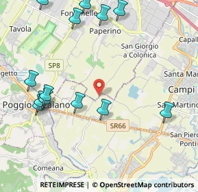 Mappa Via Colonica, 50013 Campi Bisenzio FI, Italia (2.61923)