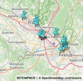 Mappa Piazza Aldo Moro, 50013 Campi Bisenzio FI, Italia (5.86818)