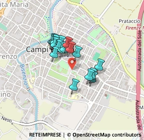 Mappa Piazza Aldo Moro, 50013 Campi Bisenzio FI, Italia (0.309)