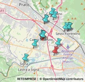 Mappa Piazza Aldo Moro, 50013 Campi Bisenzio FI, Italia (3.235)