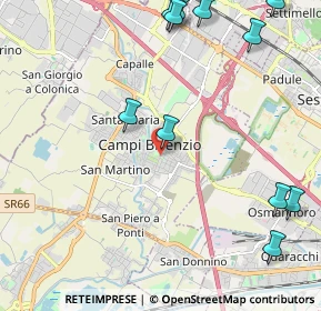 Mappa Piazza Aldo Moro, 50013 Campi Bisenzio FI, Italia (2.90636)